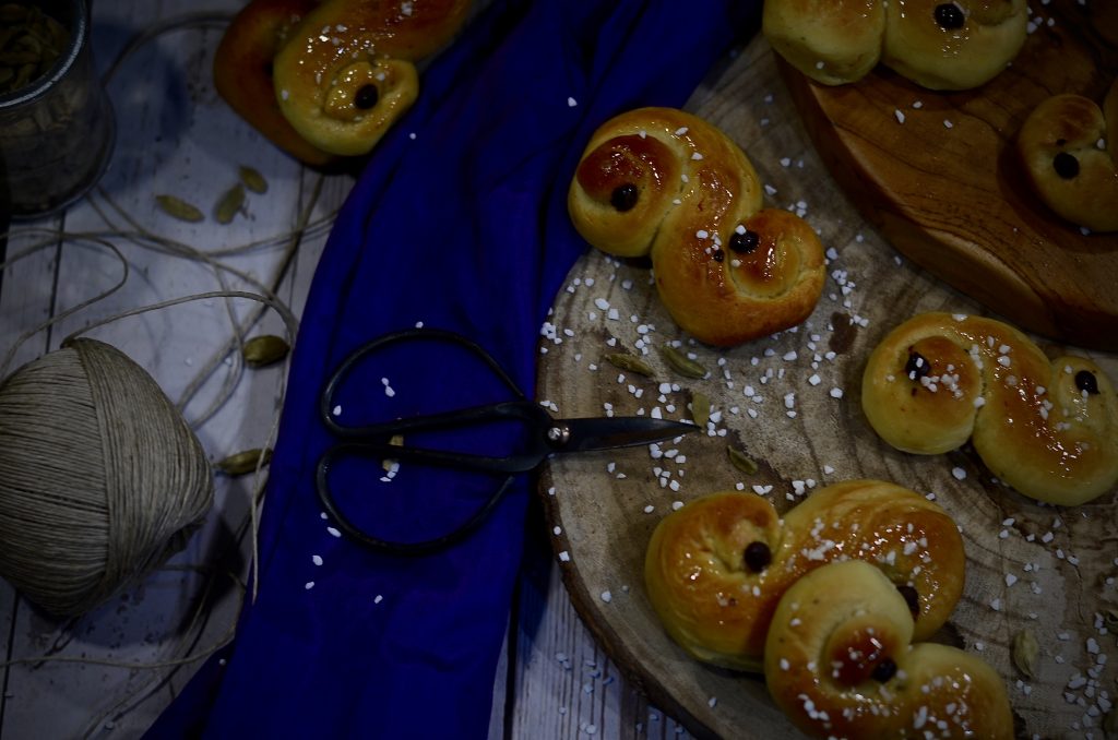 bollos suecos de santa lucia