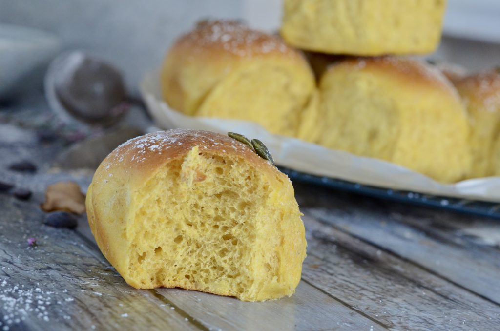Bollo de calabaza y frutos secos