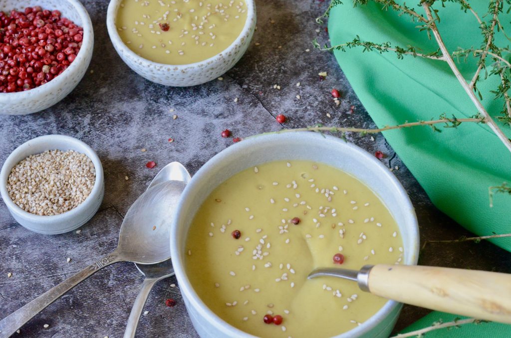 crema de puerros y chayotes