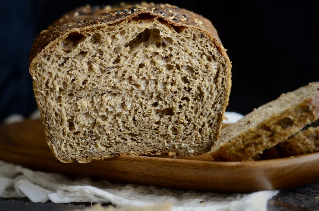 pan con semillas de lino