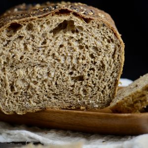 pan con semillas de lino