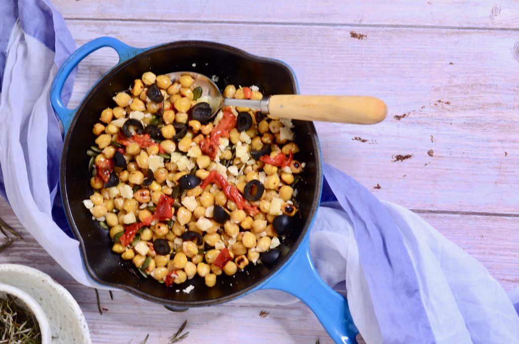 ensalada de garbanzos
