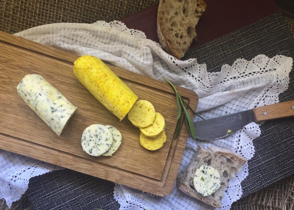 mantequilla aromatizada facil y deliciosa
