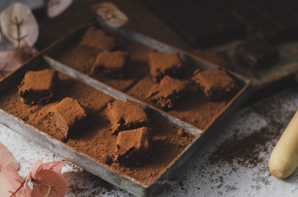 trufas de naranja y chocolate