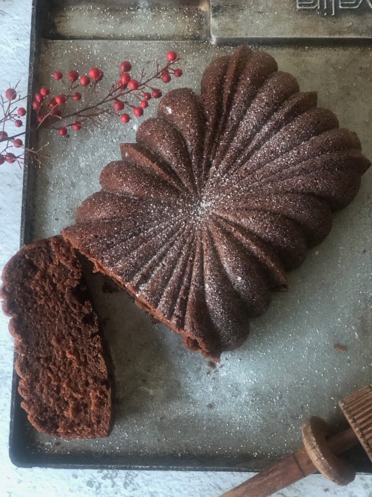 miga del loaf cake de masa madre