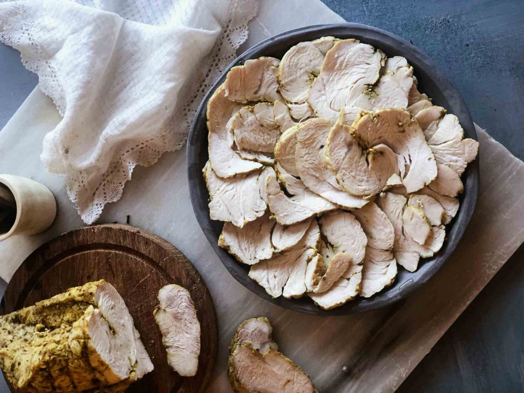 Fiambre de pavo casero