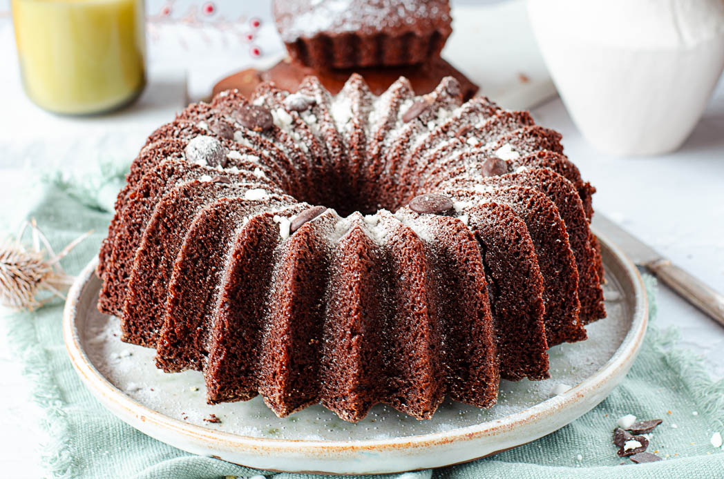 bizcocho de yogur sabor chocolate