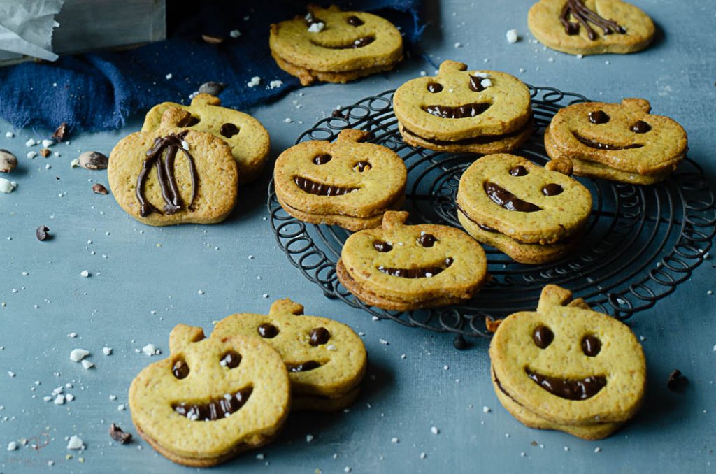 Galletas de calabaza y chocolate