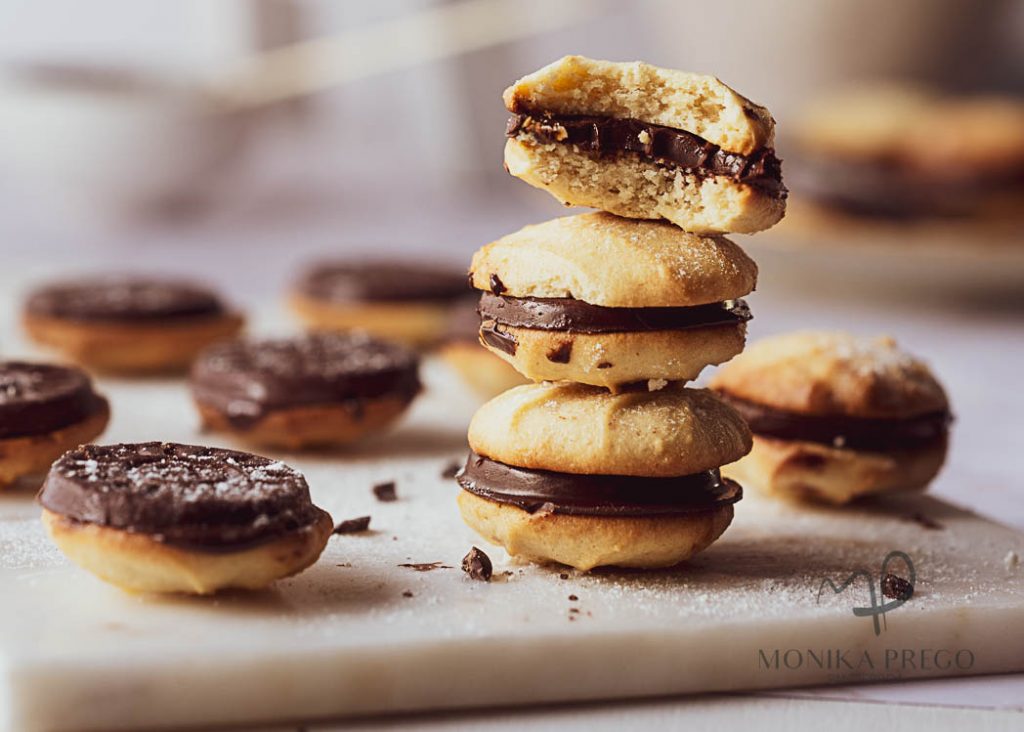 Galletas de nata y chocolate