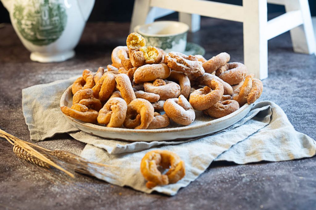 Rosquillas de anis con aceite