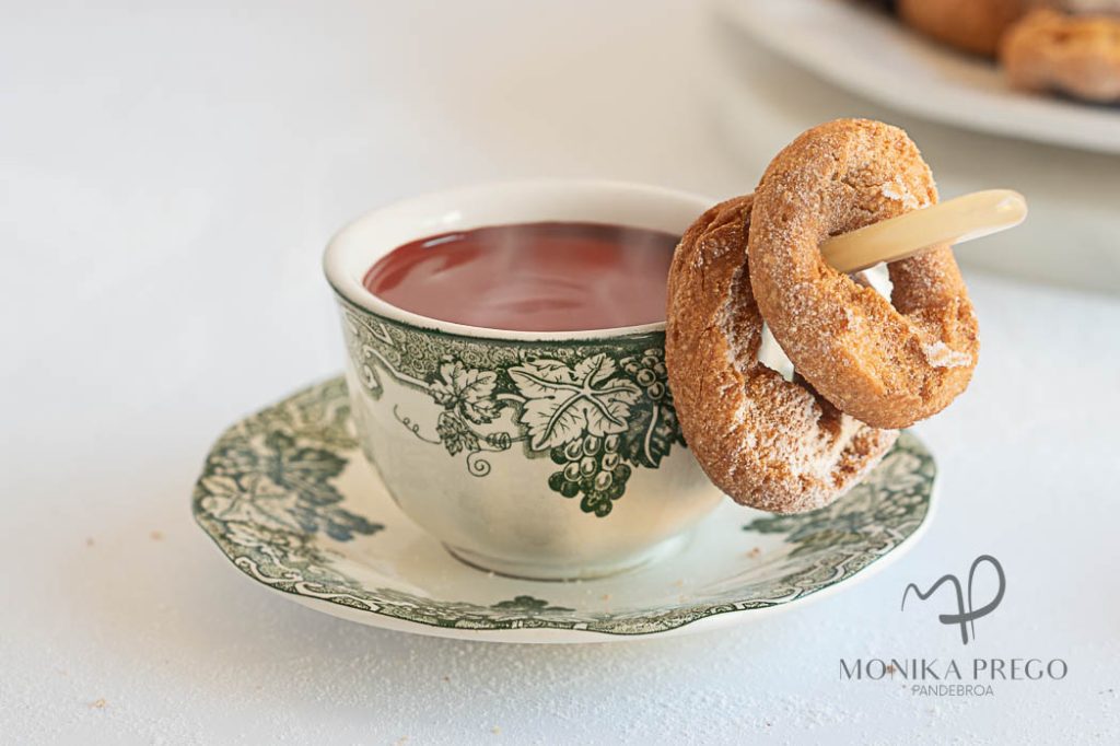 chocolate con rosquillas sin gluten 