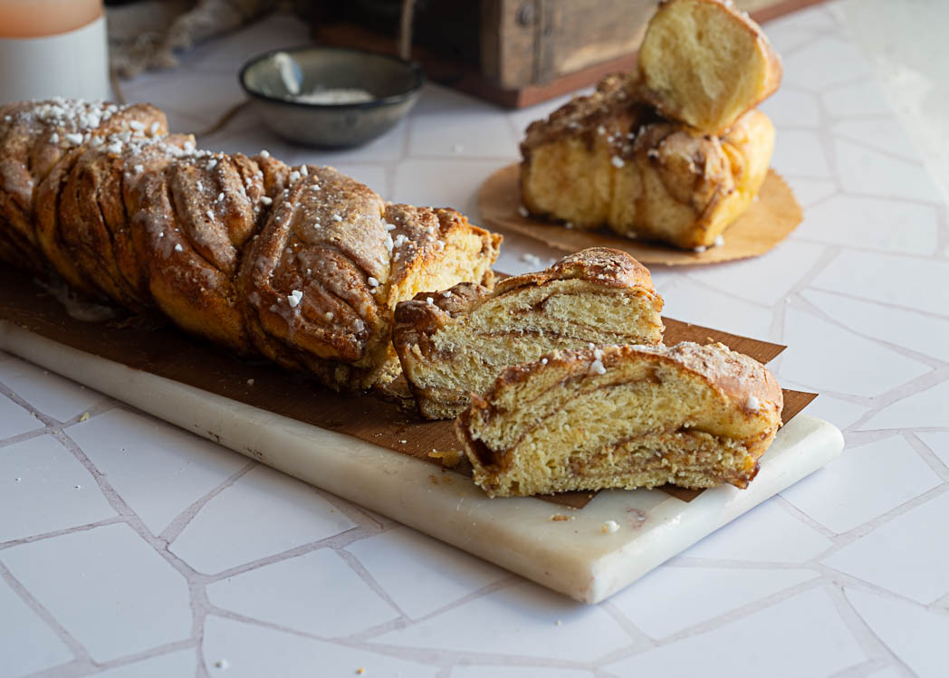 trenza de canela