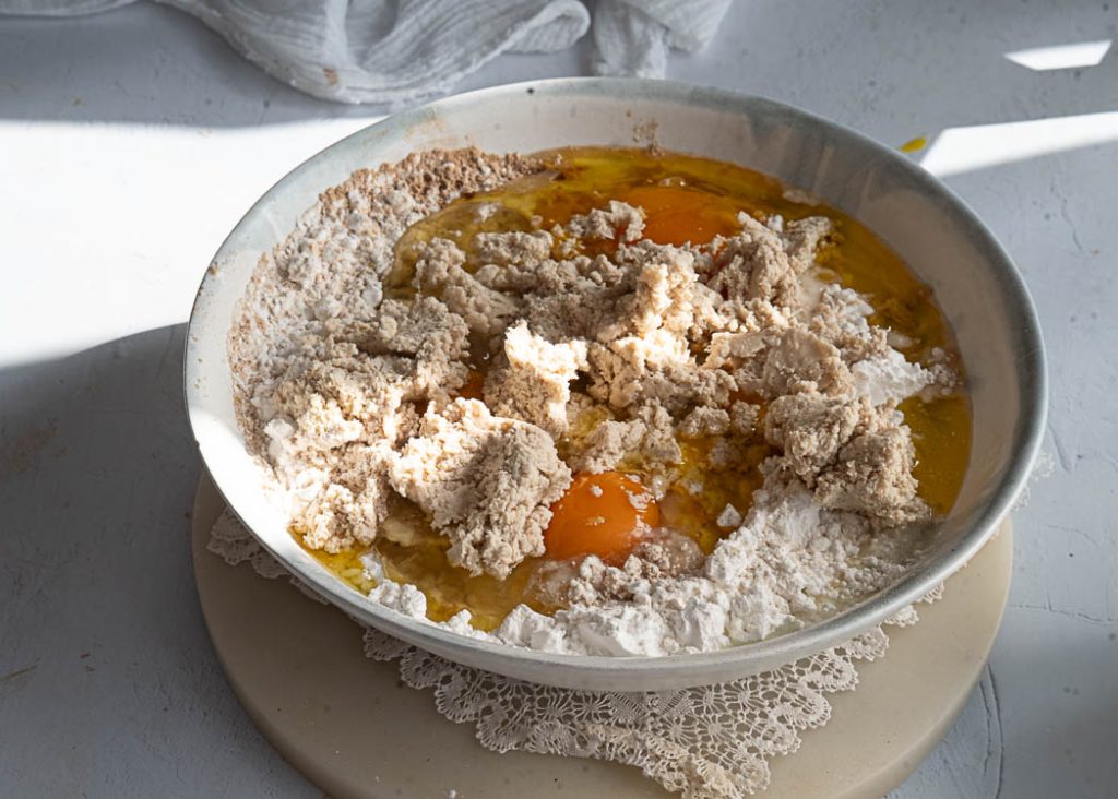 Amasando larpeira sin gluten 