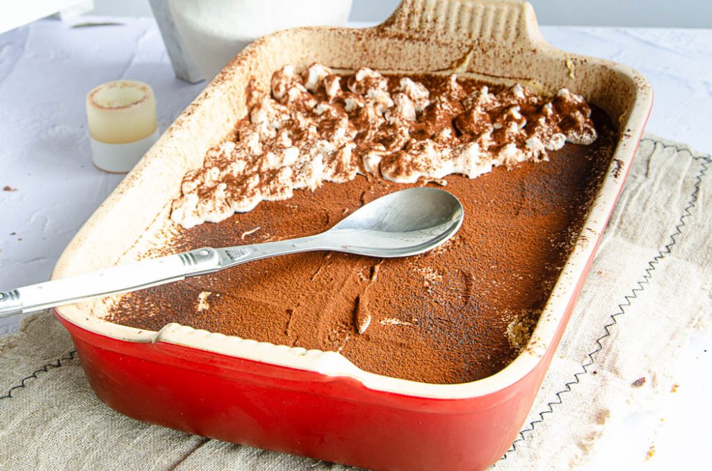 Tiramisú casero