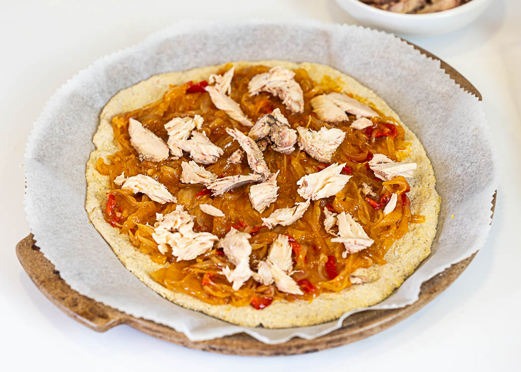 Empanada con masa de pan