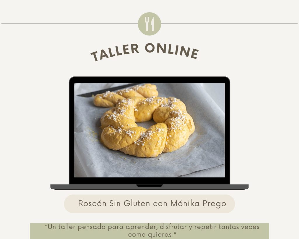 Taller online de roscon sin gluten