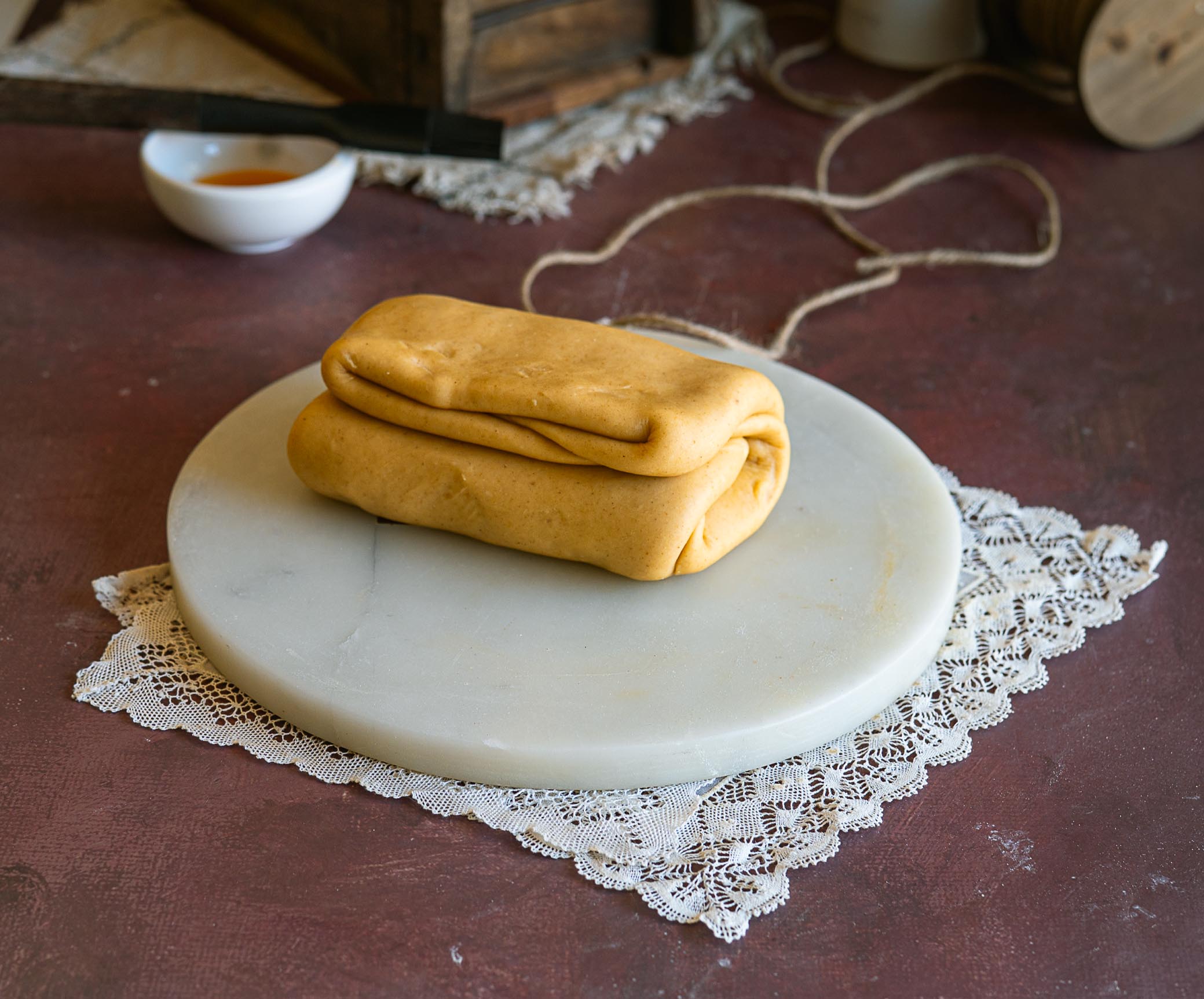 Masa crujiente con levadura